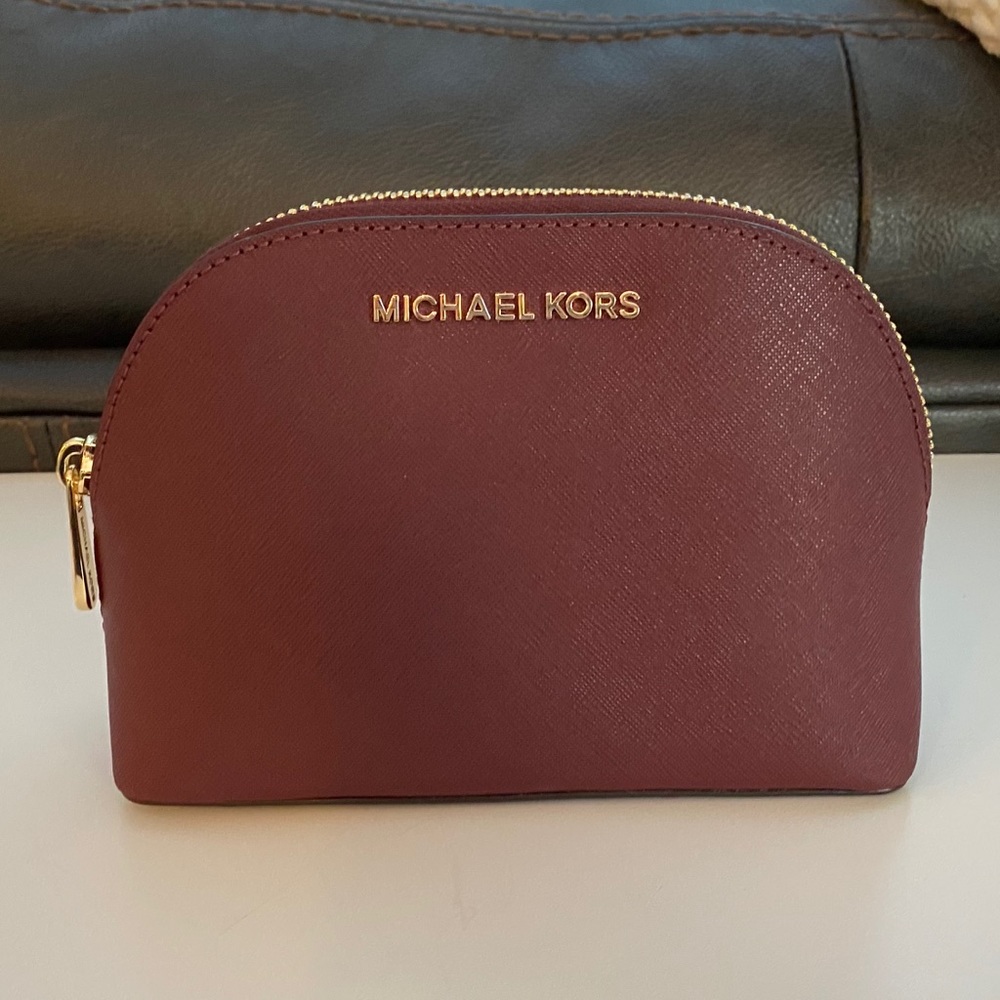 Michael Kors Jet Set Travel Pouch LG - Merlot